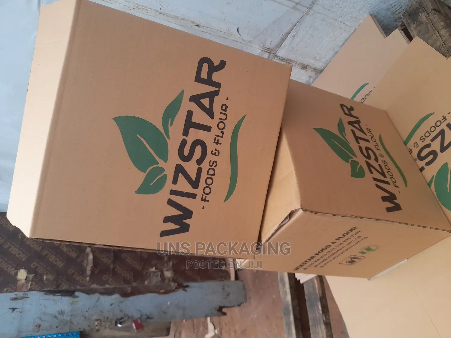 Two Colored Print Product Carton Box.
