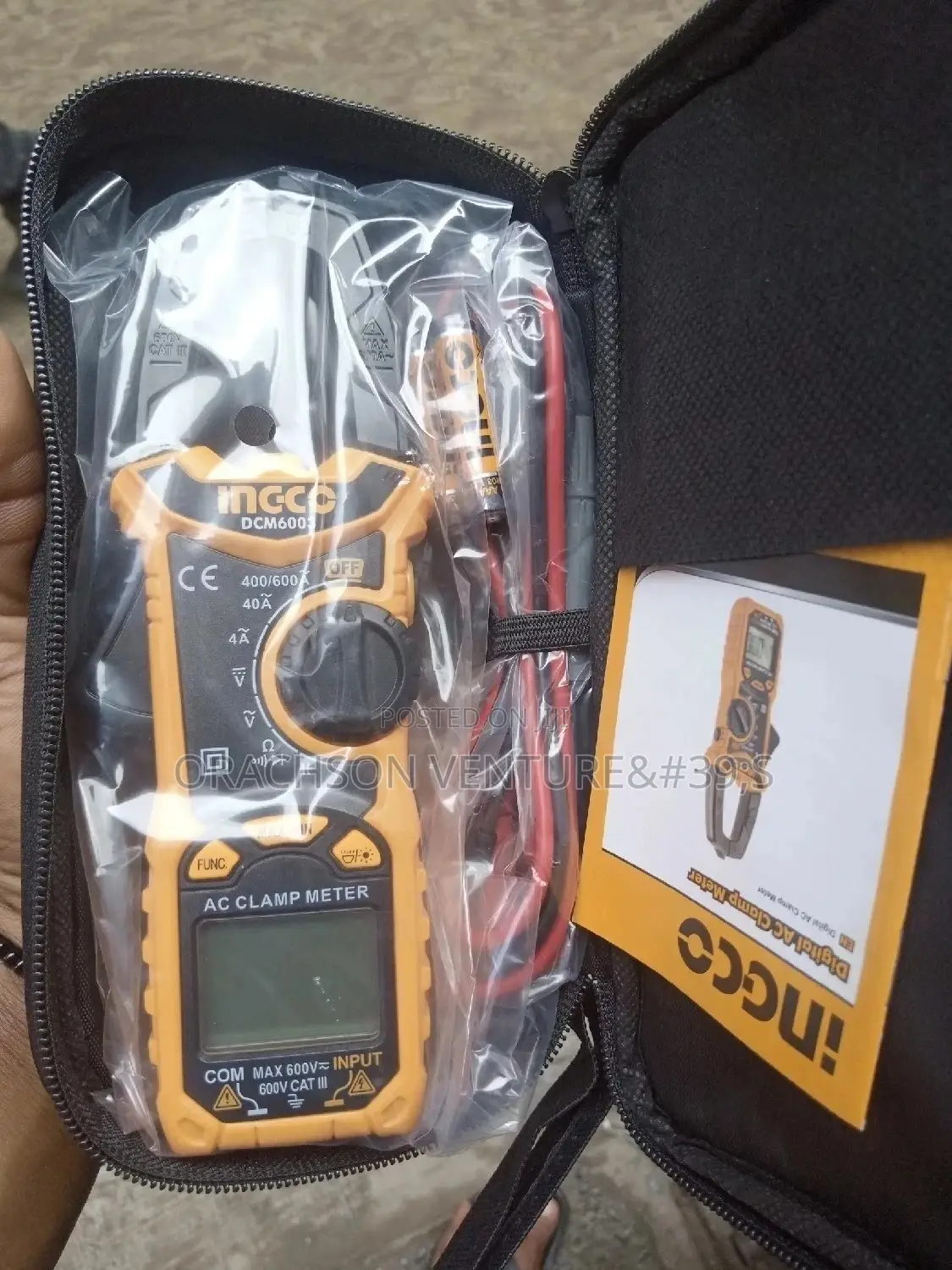 600amps Clamp Meter Ingco