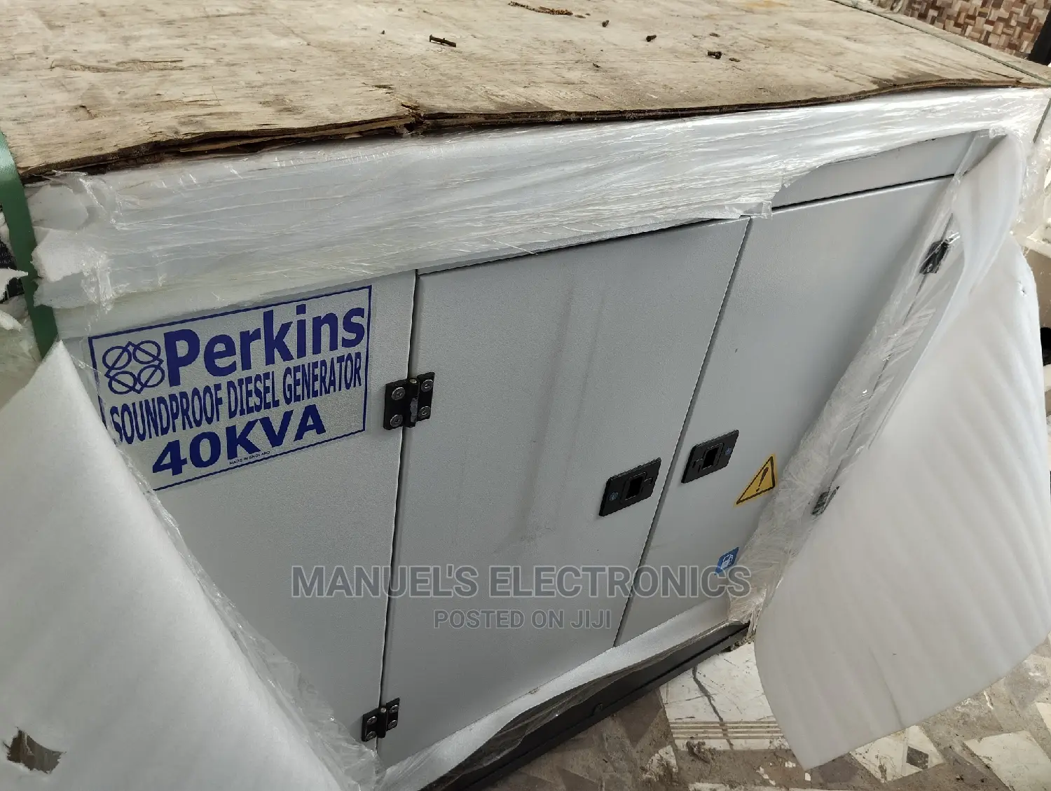 Brand New Perkins Diesel Soundproof Generator (40kva)2 Years
