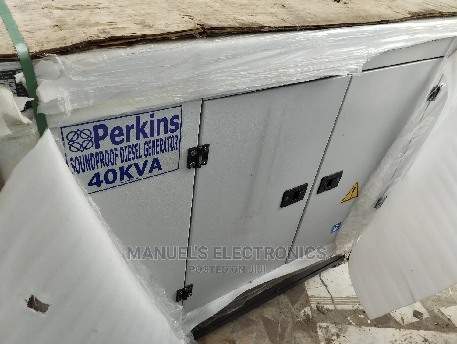 Brand New Perkins Diesel Soundproof Generator (40kva)2 Years