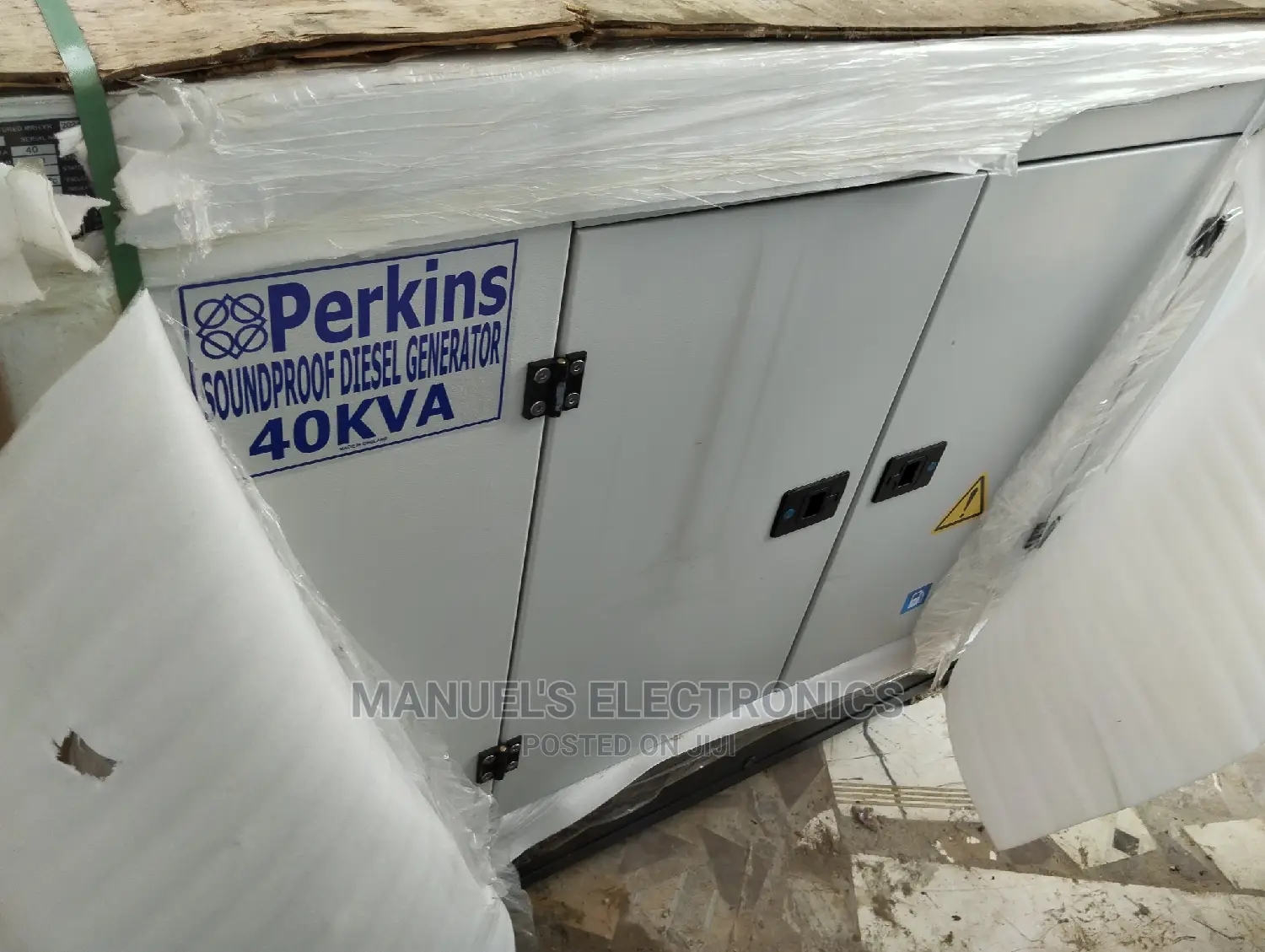 Brand New Perkins Diesel Soundproof Generator (40kva)2 Years