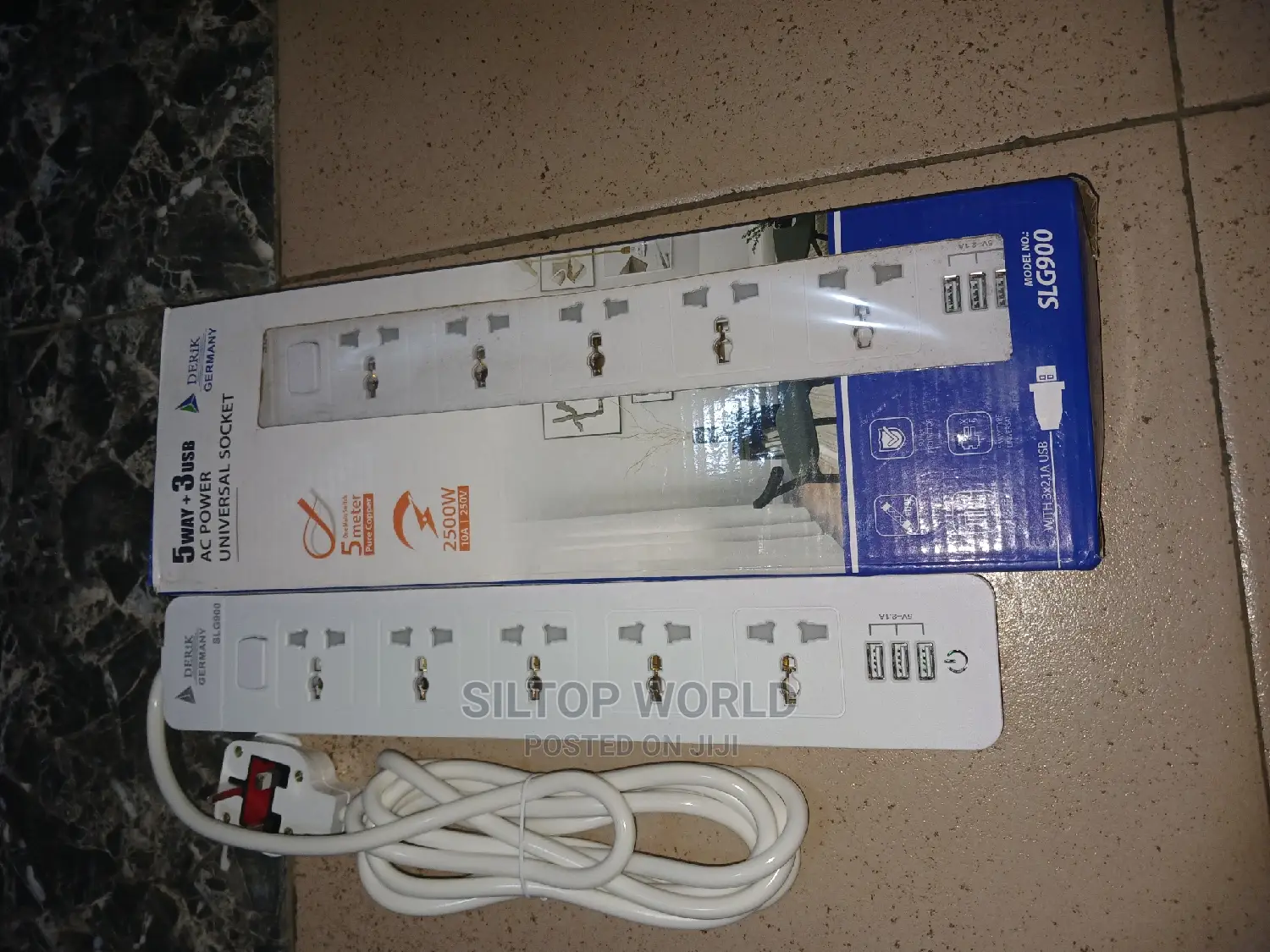 AC Power Universal Extension Socket With USB