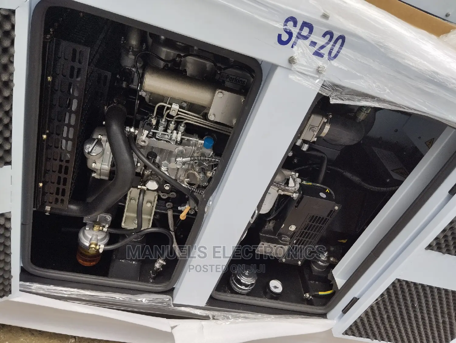 (20kva) Brand New Perkins Diesel Soundproof Generator 2years