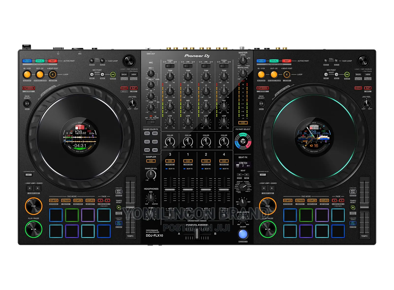 Pioneer DJ DDJ-FLX10 4-Deck DJ Controller