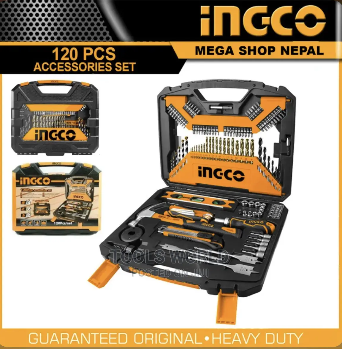 Ingco 120 PCS Accessories Set Tool Set- HKTAC0