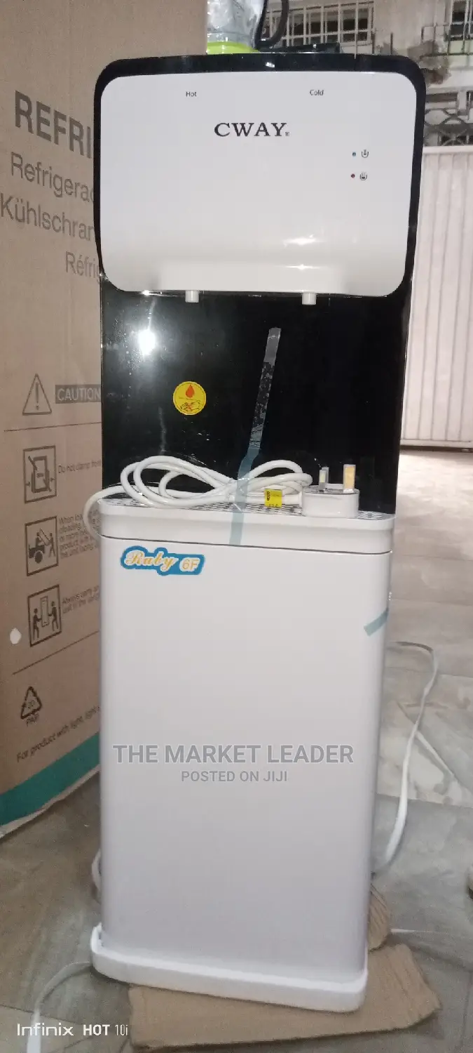 Cway Water Dispenser With Small Freezer Fridge Ruby 6f, 3tap