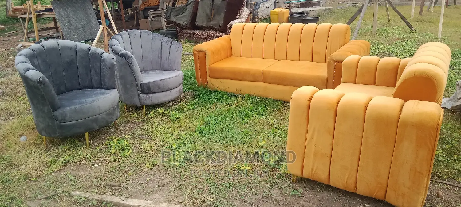 Complete Set of Channel Fabric by Blackdiamond Furniture
