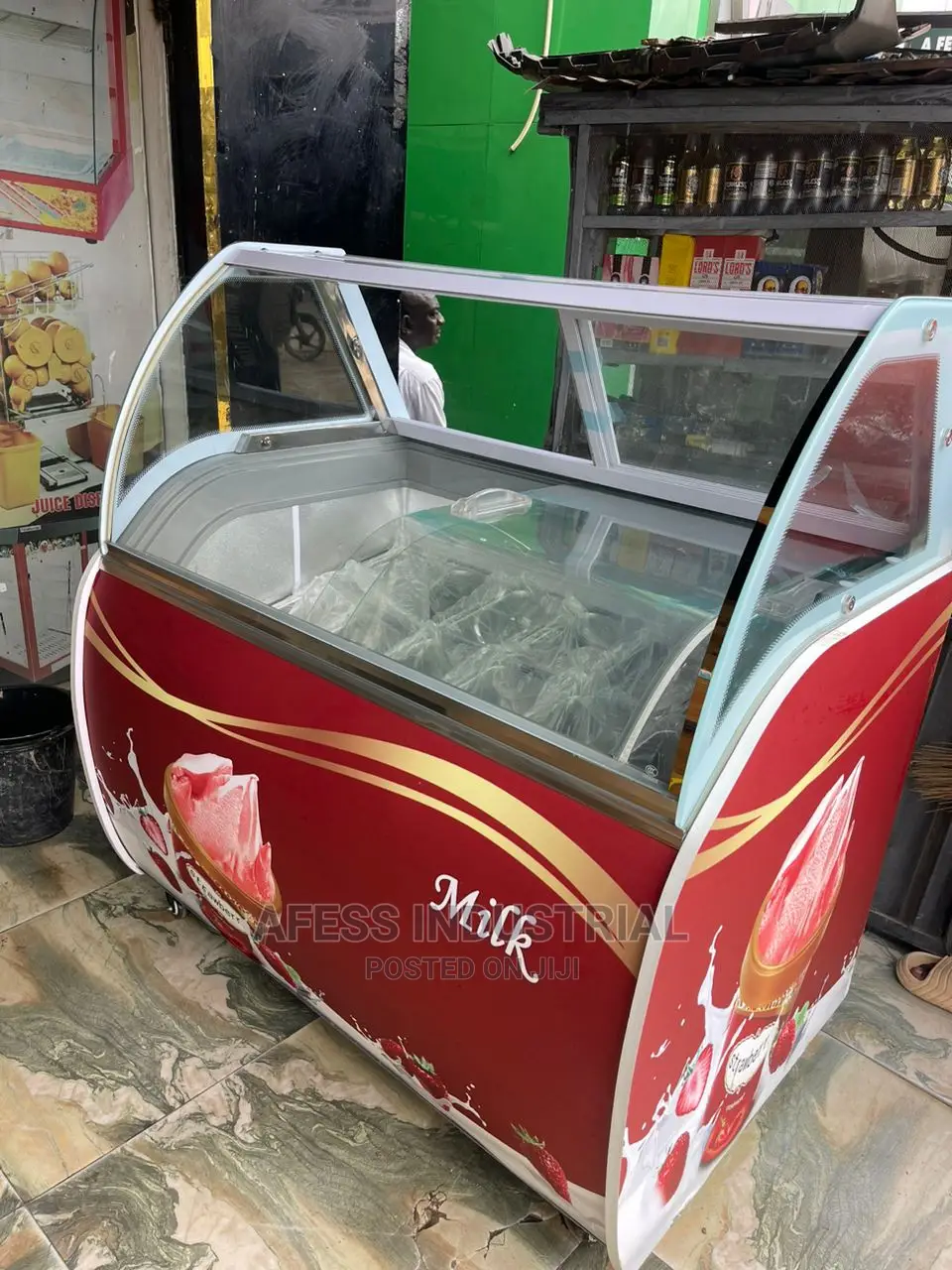 Ice Cream Showcase Chiller