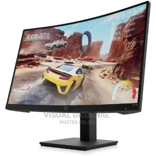 HP X27qc QHD Curved Gaming Monitor -2560 X 1440 - 27inches
