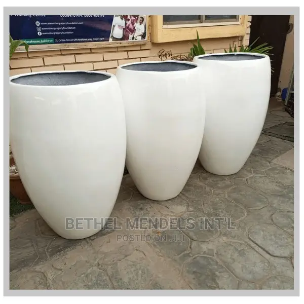Quality 100cm Fiberglass Flower Pots/Planters for Sales