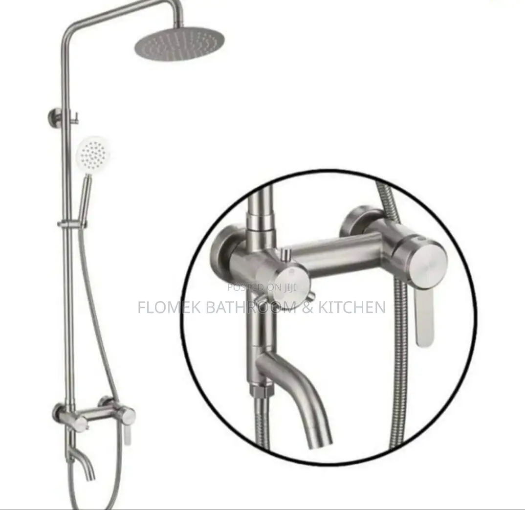Aluminium Long Neck Standing Shower