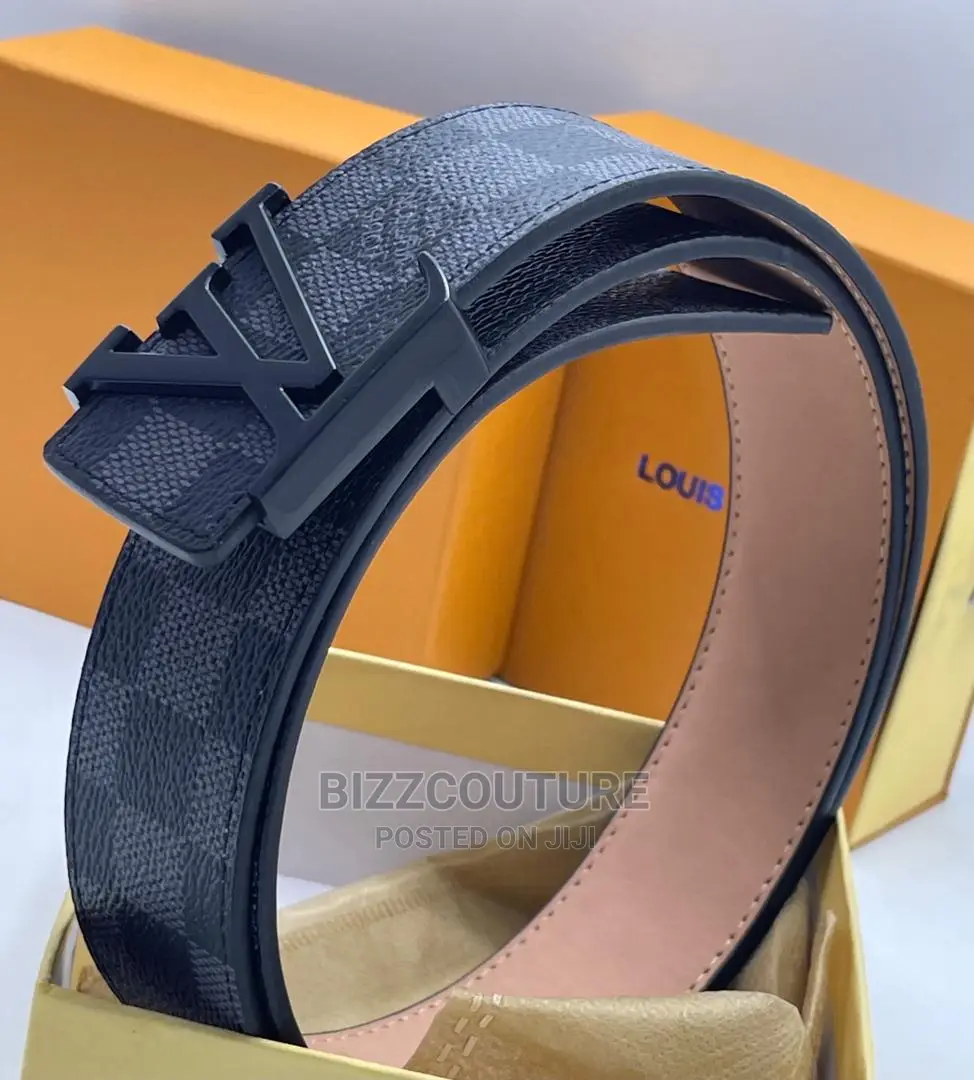 Original LOUIS VUITTON Leather Belts Available in Store