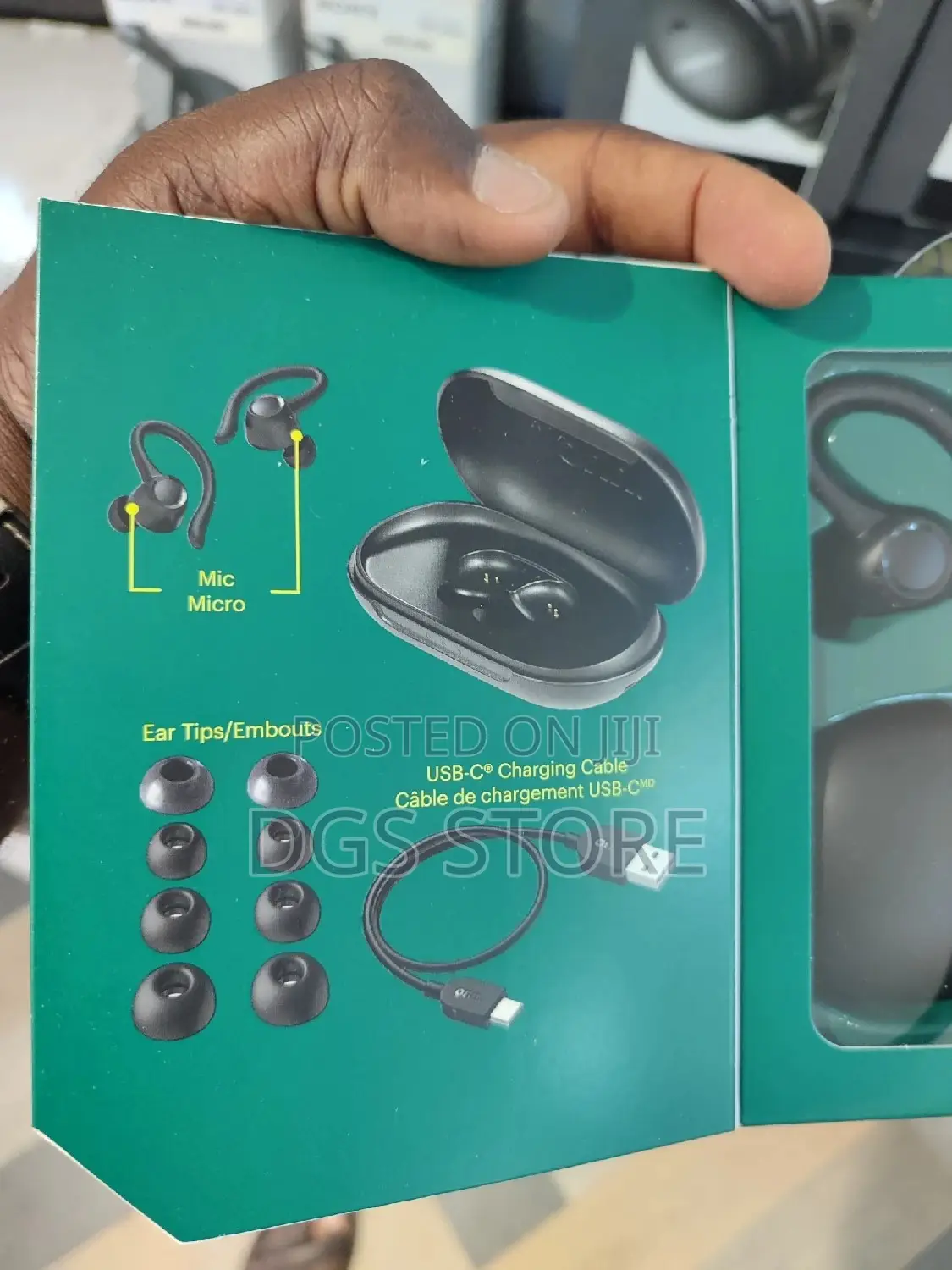 Onn Wireless Earphones With Wireless Charging Case