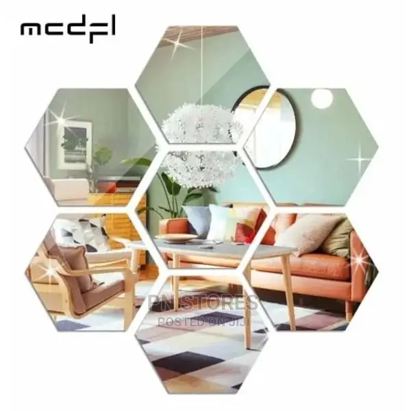 Acrylic Hexagon Mirror