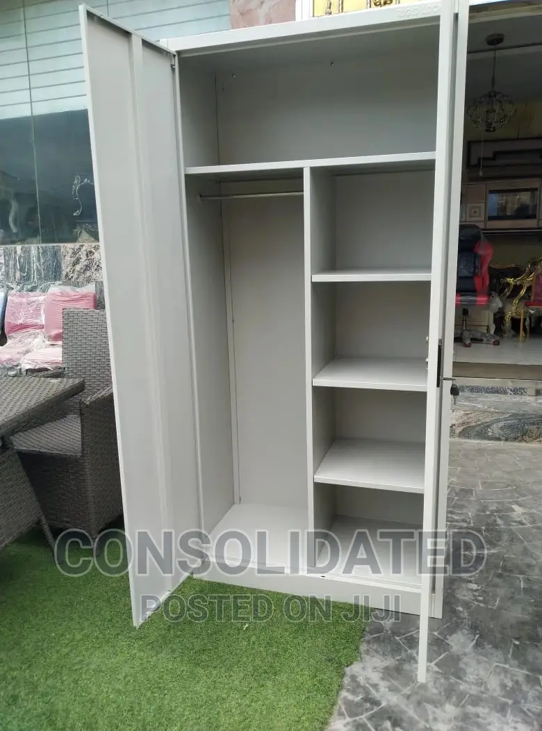 Metal Wardrobe Full Height With Safe