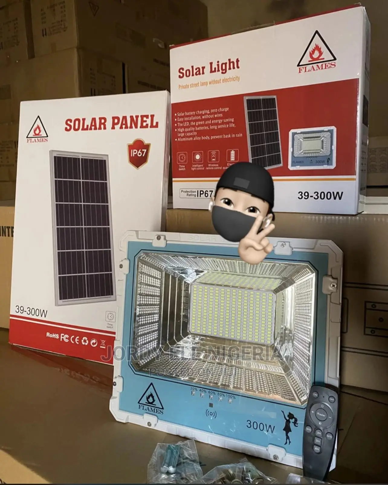Solar Flood Light 300W