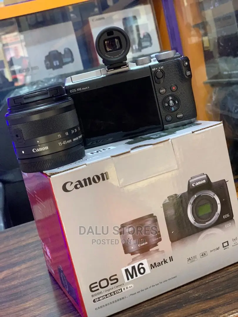 Canon Eos M6 Mark Ii Mirrorless Camera (Black)