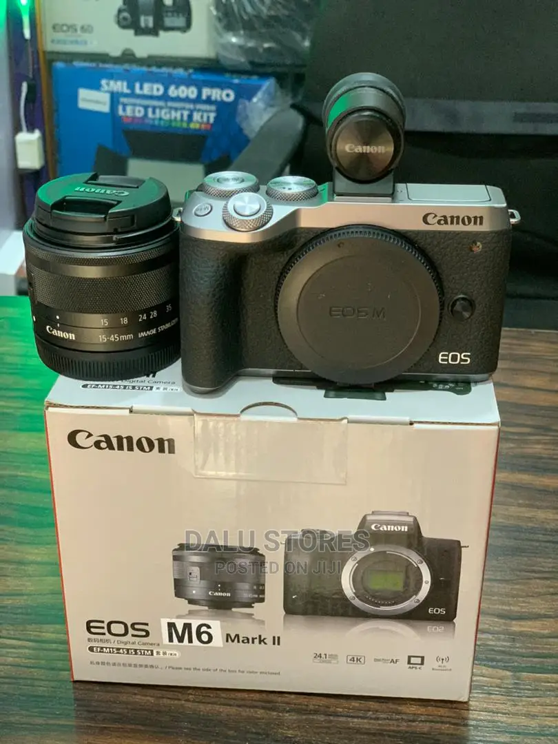 Canon Eos M6 Mark Ii Mirrorless Camera (Black)