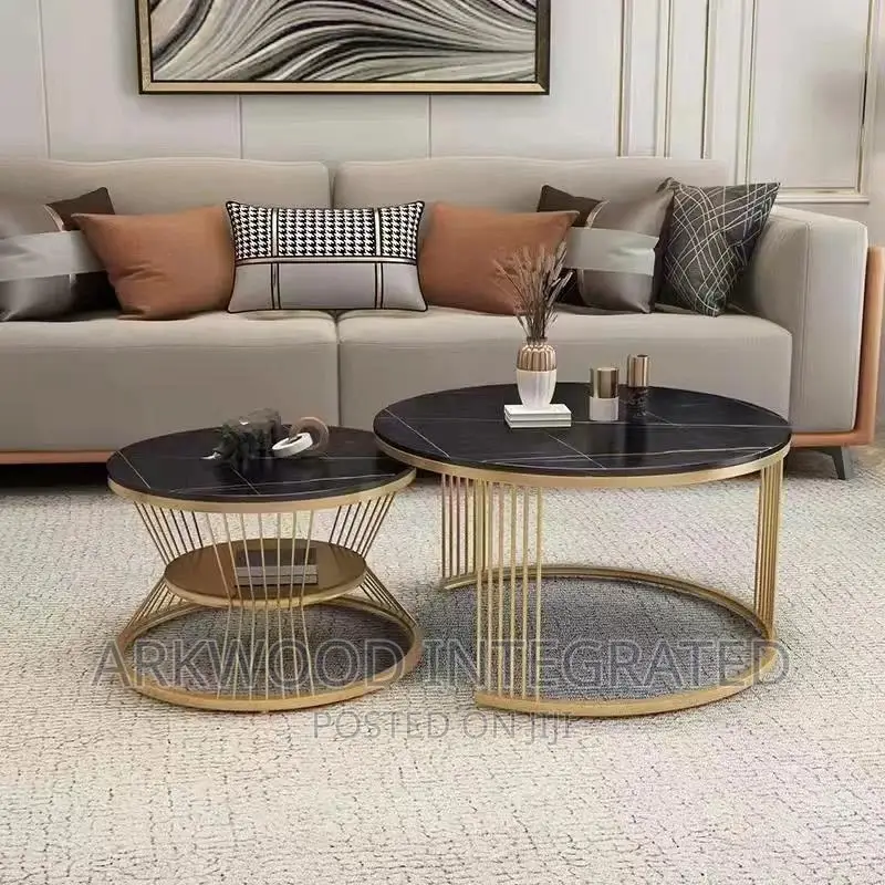 Marble Top Center Table Set