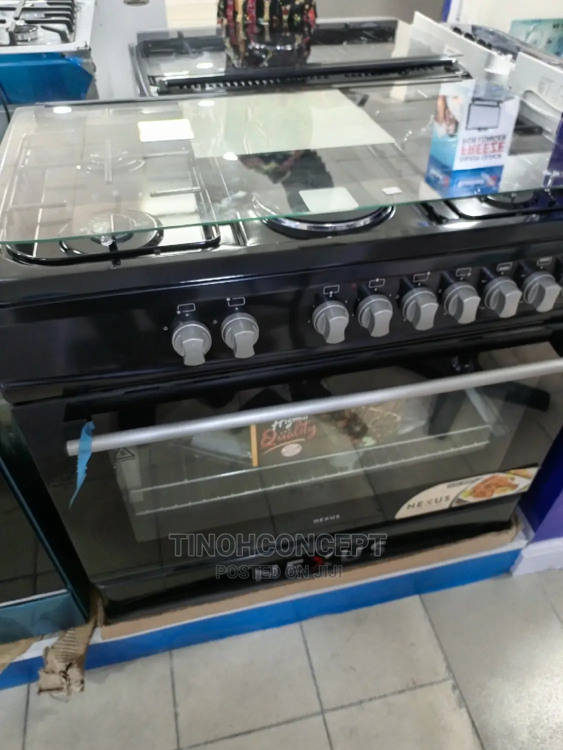 Nexus 6 Burner Cooker 4 Gas 2 Electric