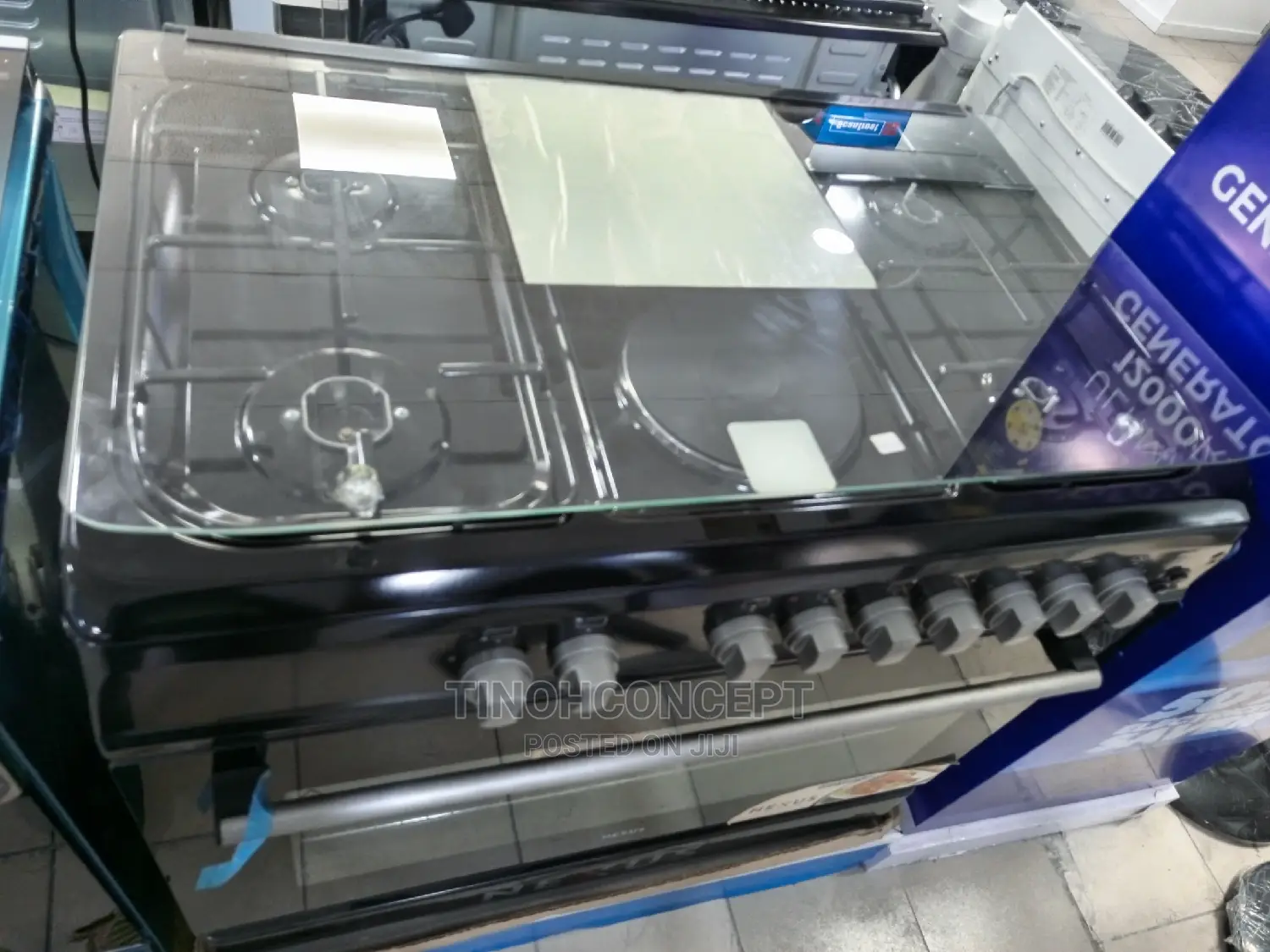 Nexus 6 Burner Cooker 4 Gas 2 Electric