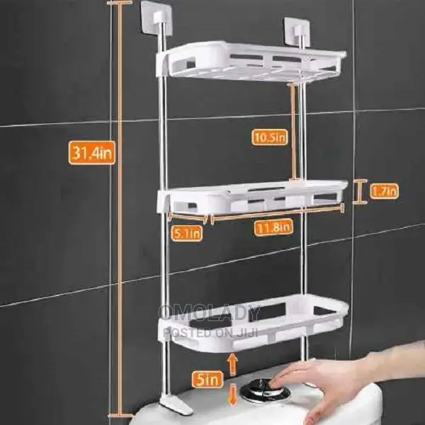 Toilet Bathroom Counter Storage Rack