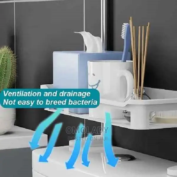 Toilet Bathroom Counter Storage Rack