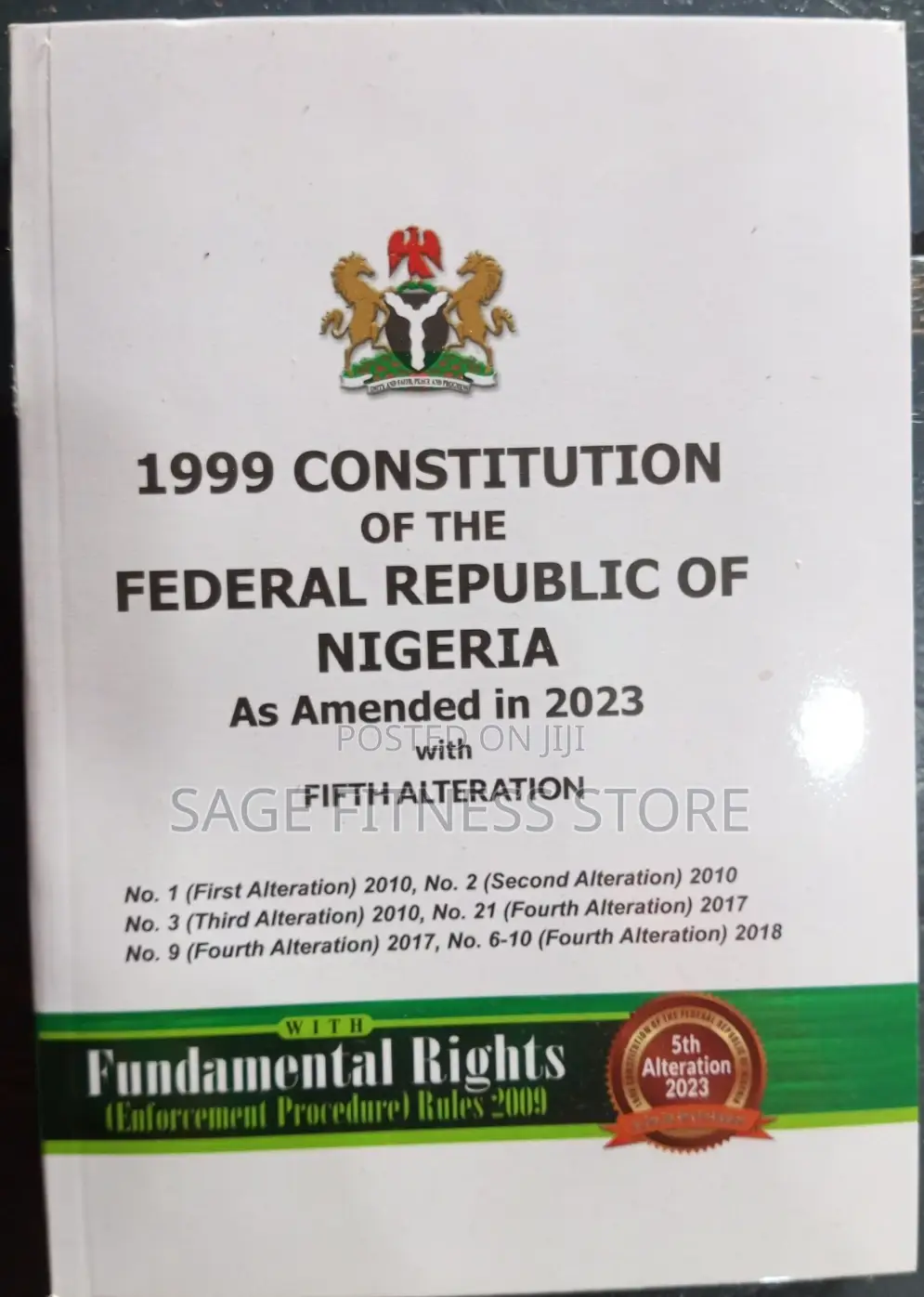 1999 Constitution of the Federal Republic of Nigeria