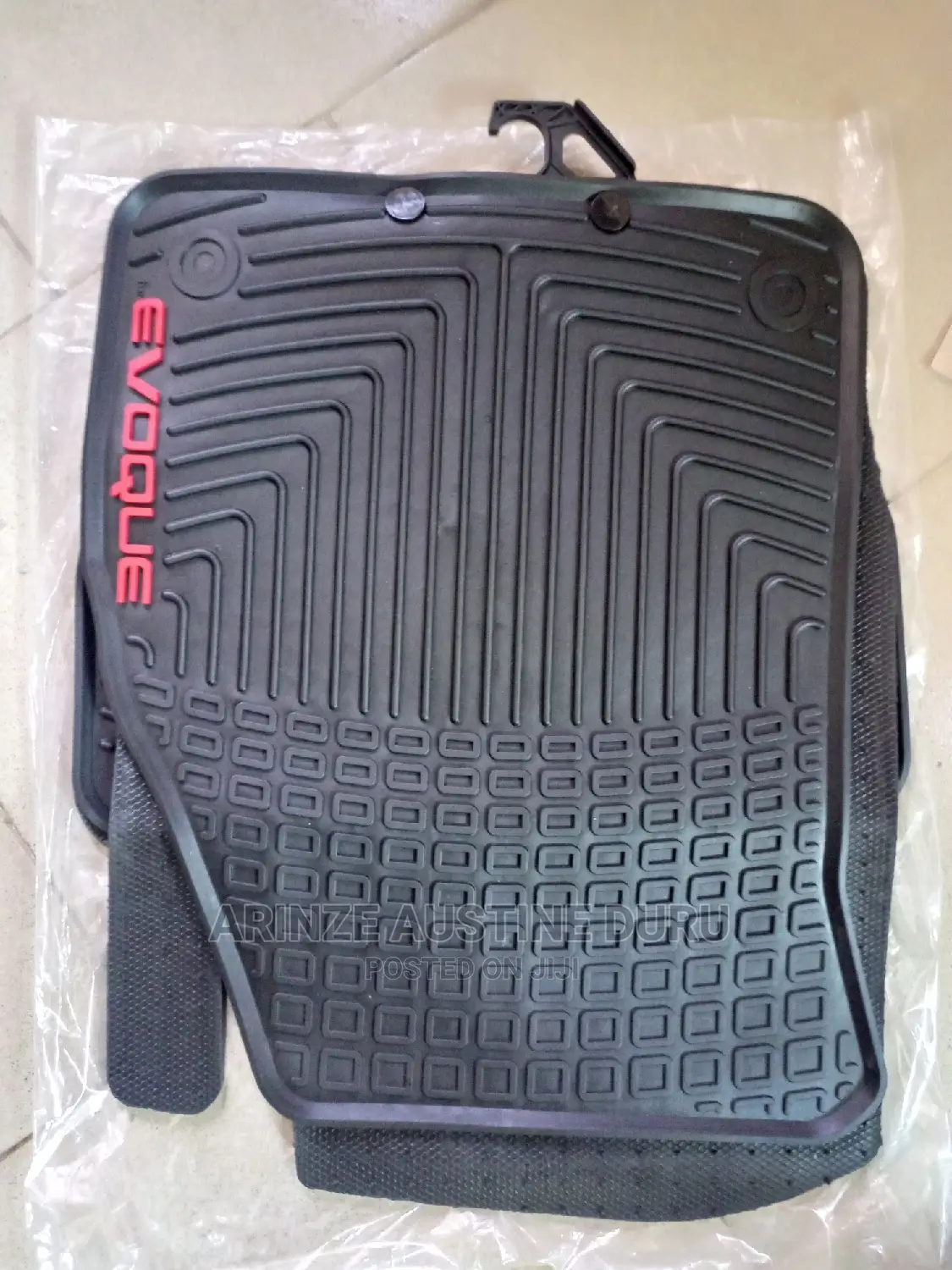 All Weather Black Rubber Floor Mat 2011-2015 for Evoque