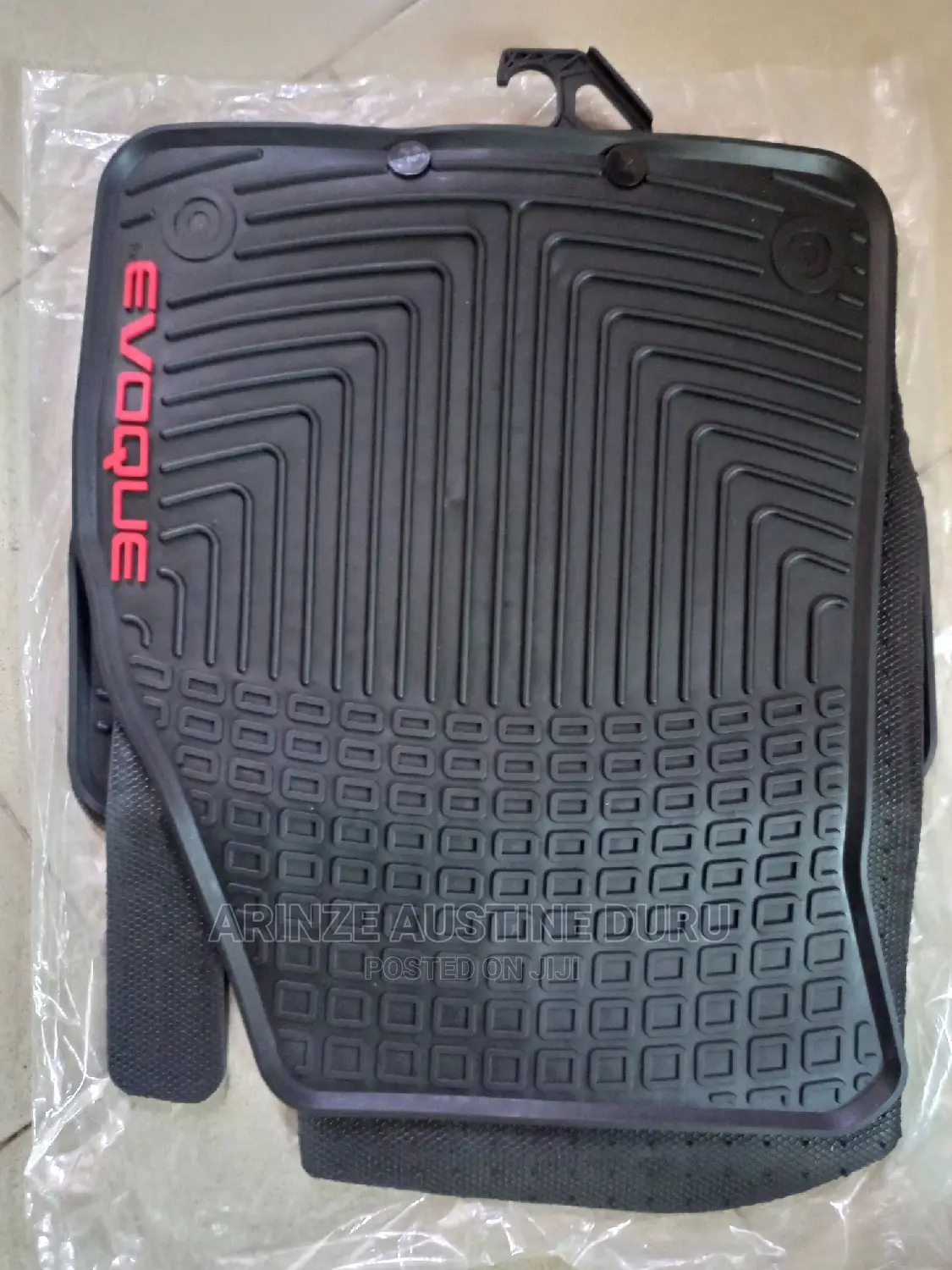 All Weather Black Rubber Floor Mat 2011-2015 for Evoque