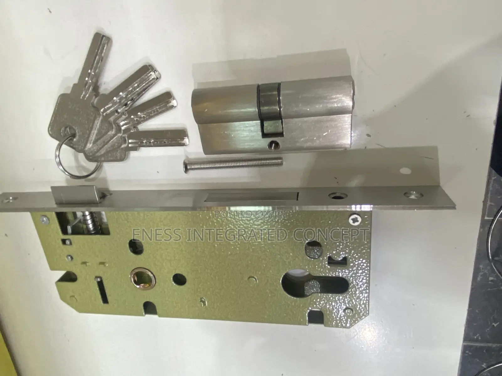Antirust Square Alu Finish Lock Set