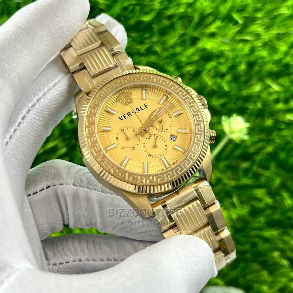 Original VERSACE Gold Stainless Steel Available in Store