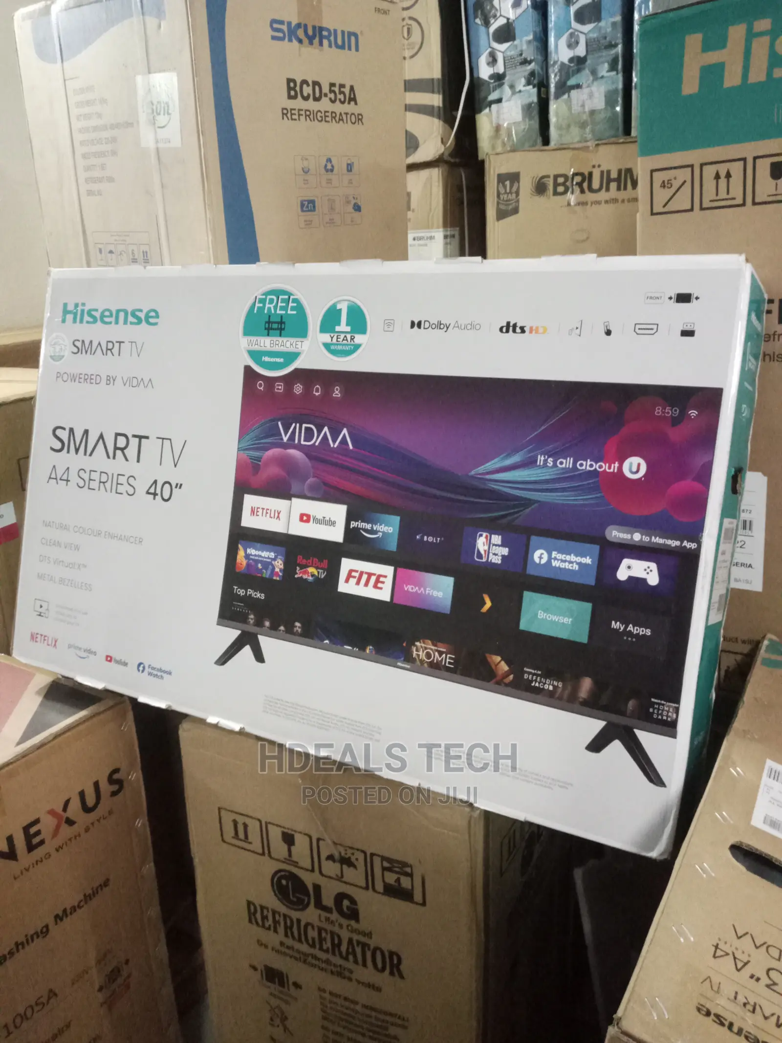 New Affordable Hisense 40 A4 Series Smart TV