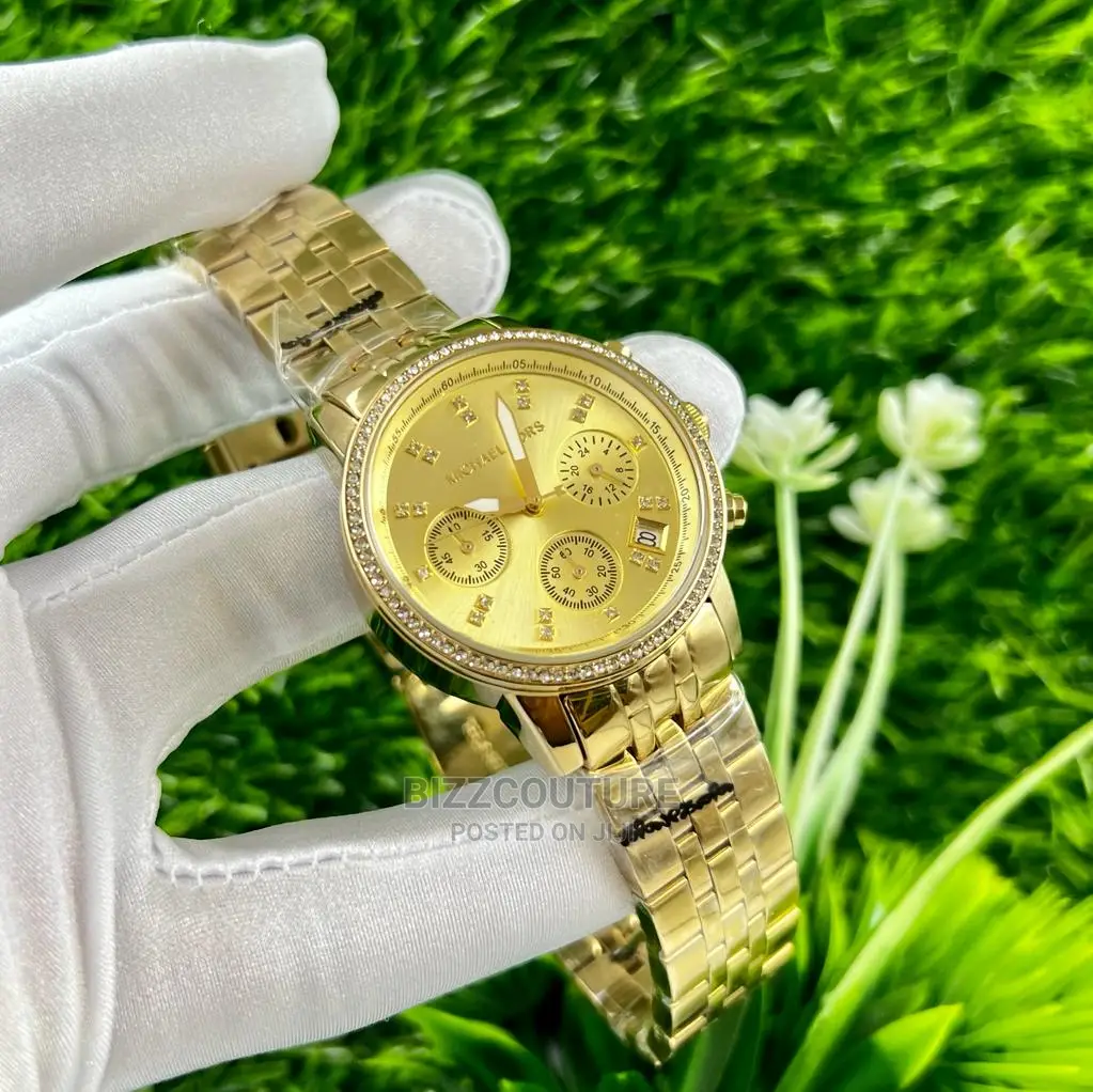 Original MICHAEL KORS Gold Chain Watch Available in Store