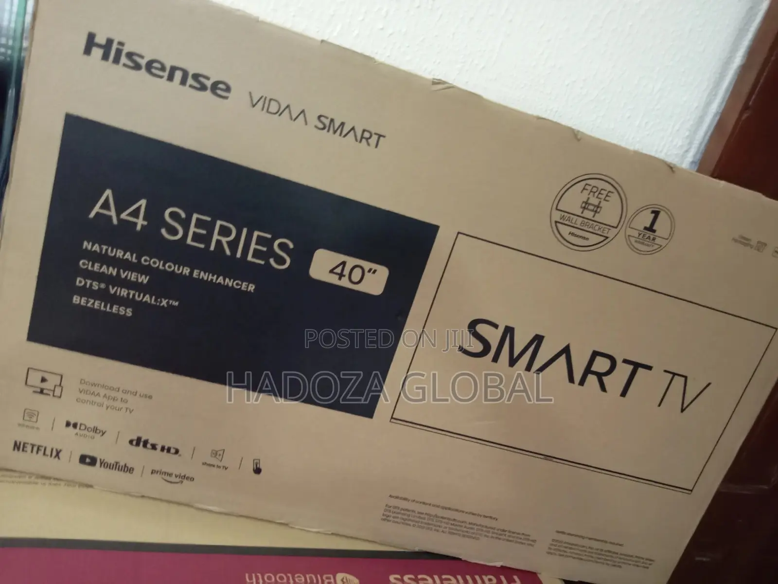 Hisense 40inch Vidaa Smart TV Natural Colour Enhancer