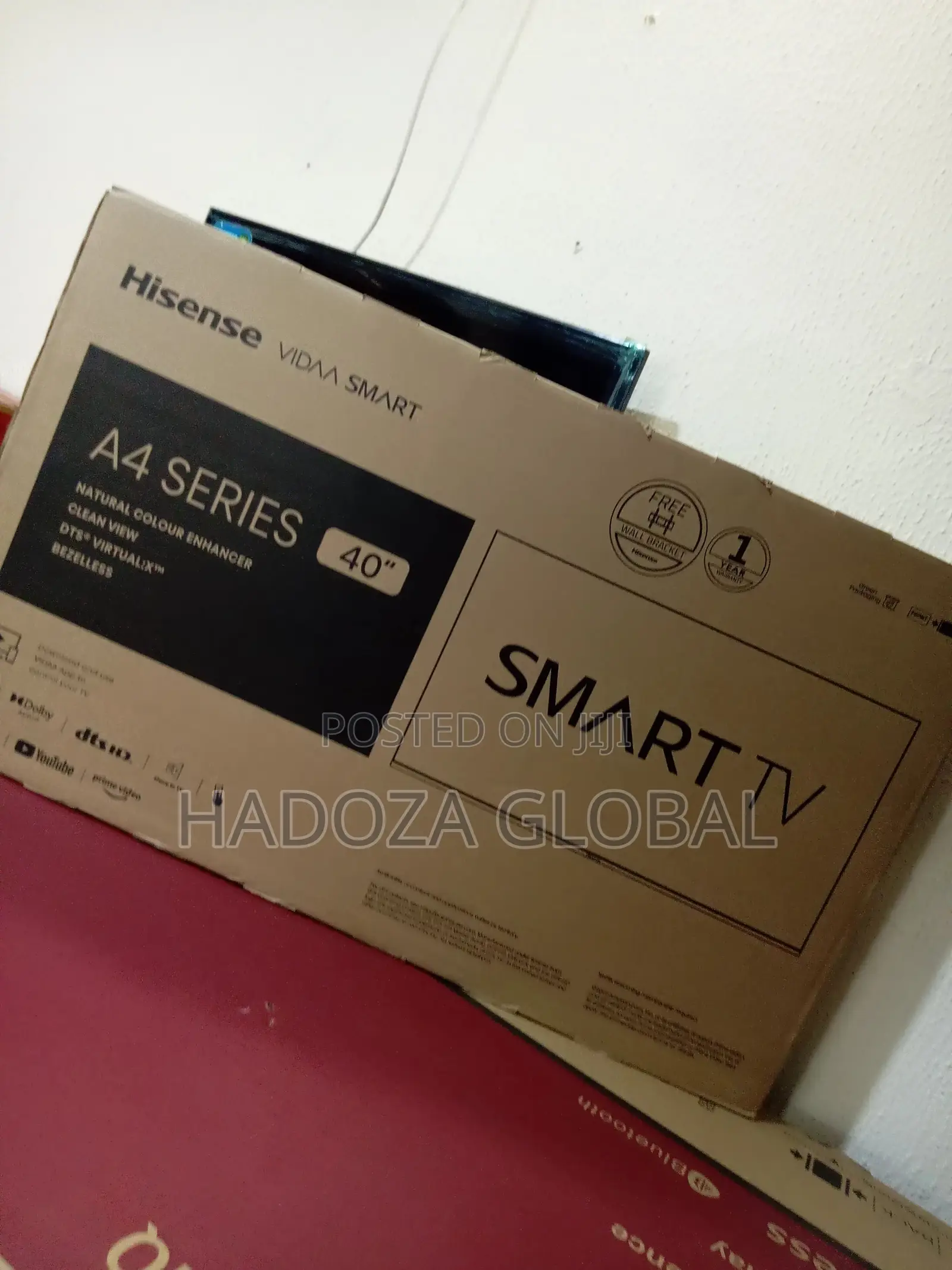 Wifi Built in Hisense Vidaa 40" Smart TV