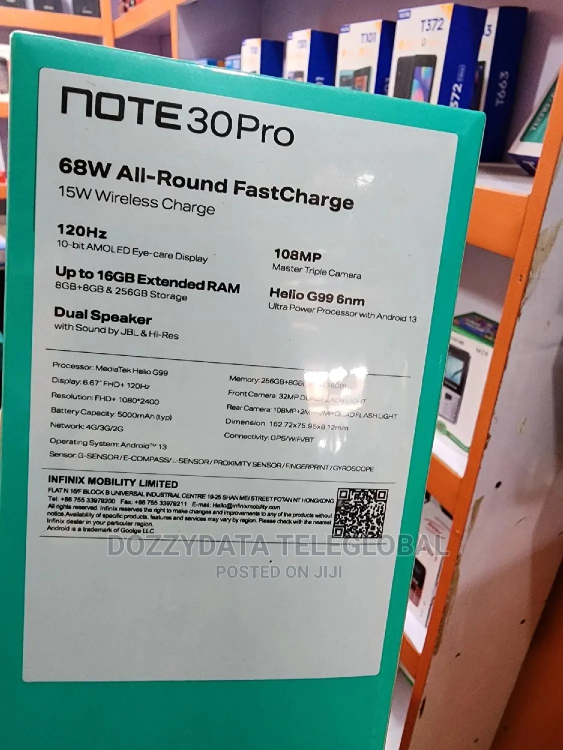 New Infinix Note 30 Pro 256 GB