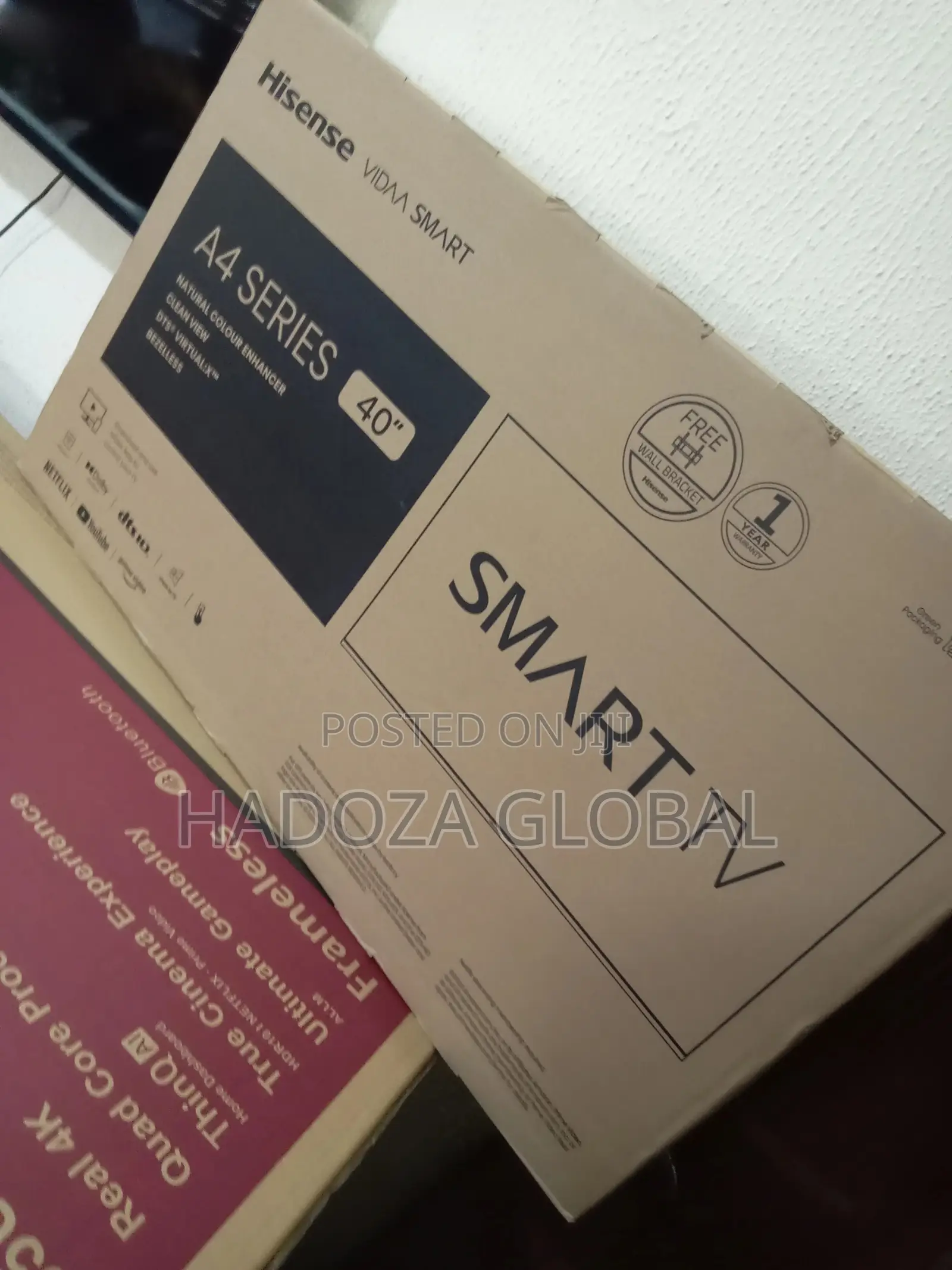 Hisense 40" Smart TV A4 Series With Vidaa Operating System