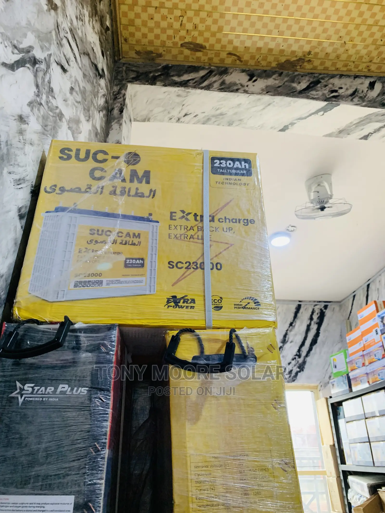 230ah 12v Suc - Cam Tubular Battery