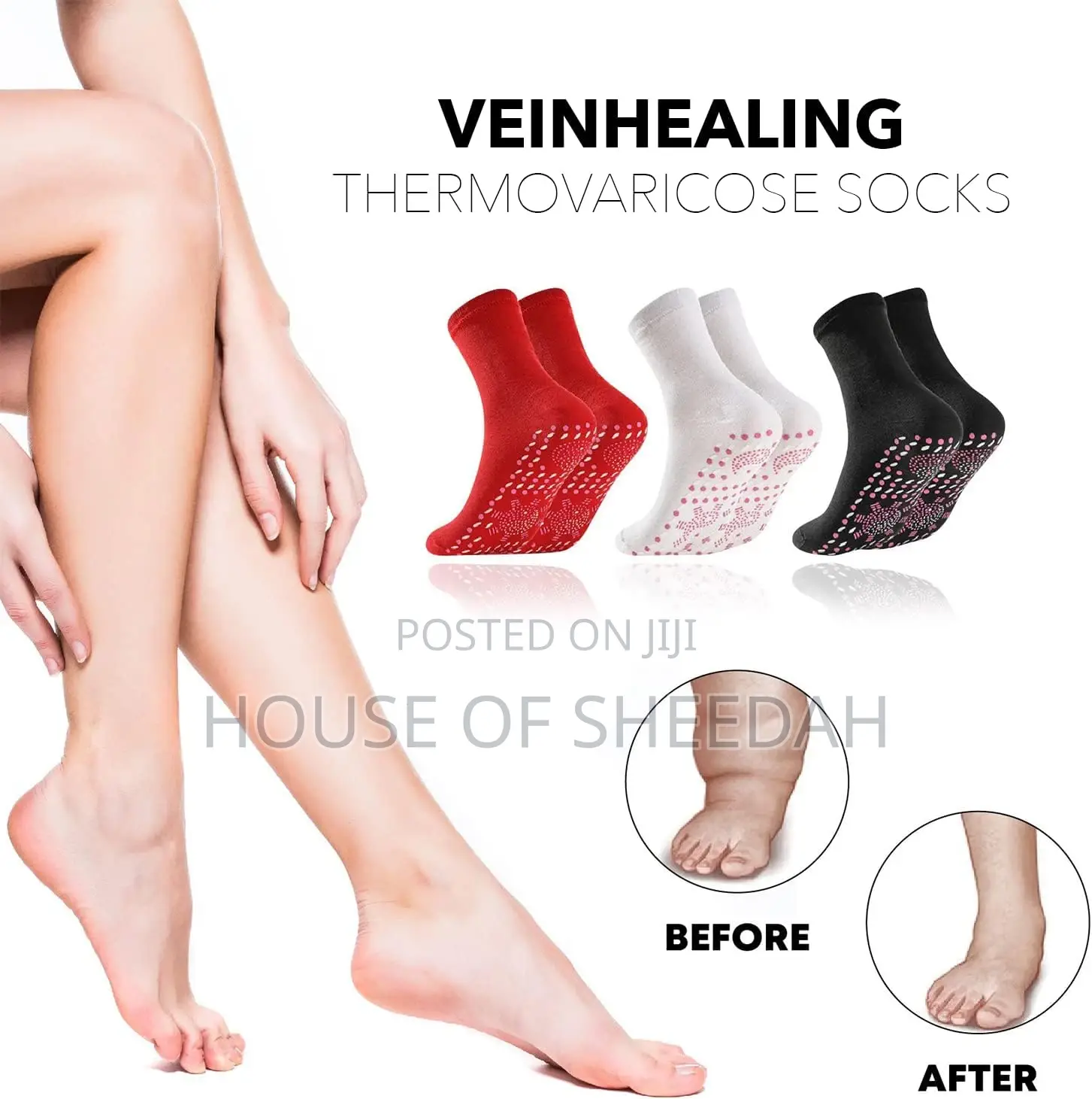 Tourmaline Slimming Health Sock -