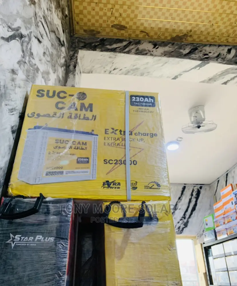 Suc-Cam 230ah 12v Tubular Battery