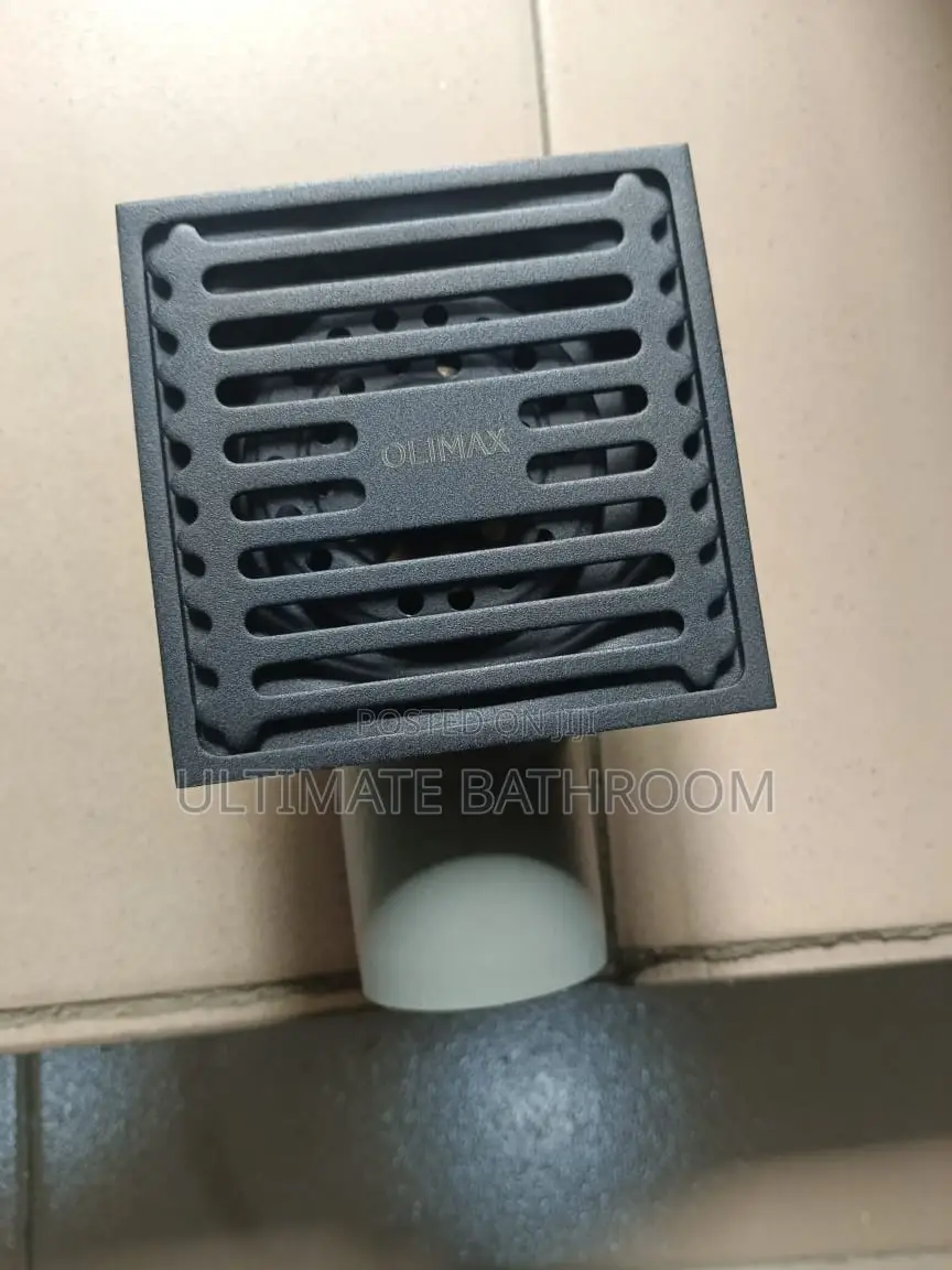 Black Drain With Trap