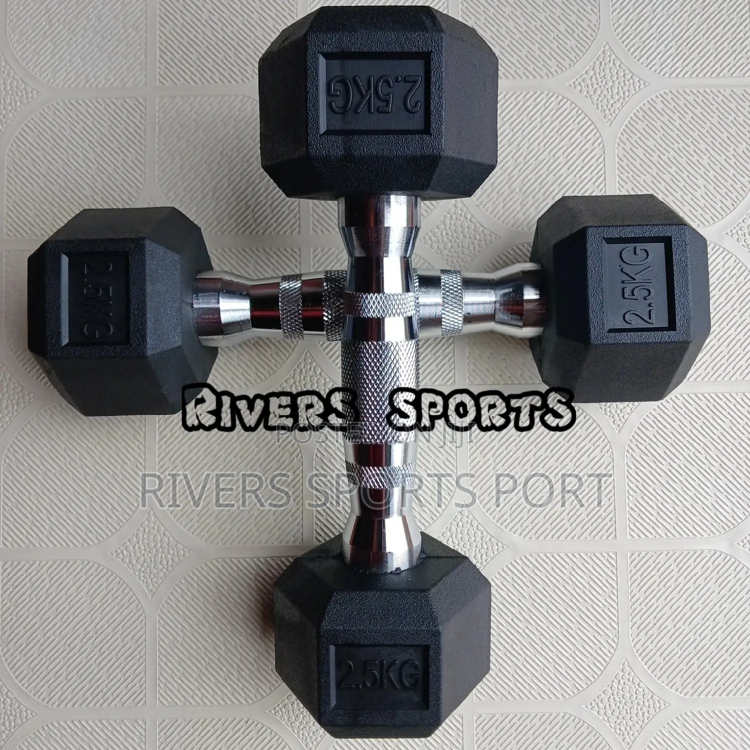 A Pair of 2.5kg Hex Dumbbell ( 5kg Total )