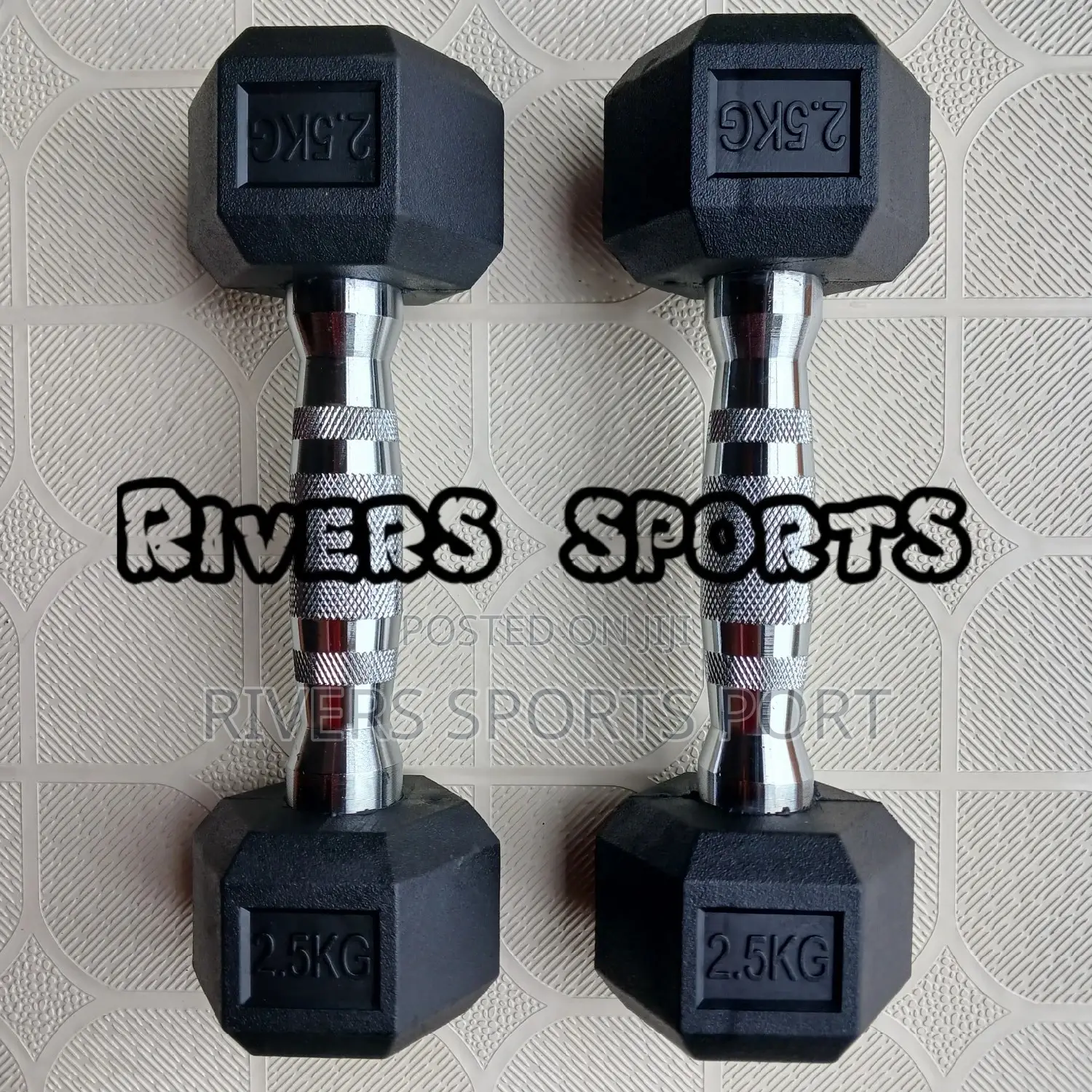 A Pair of 2.5kg Hex Dumbbell ( 5kg Total )