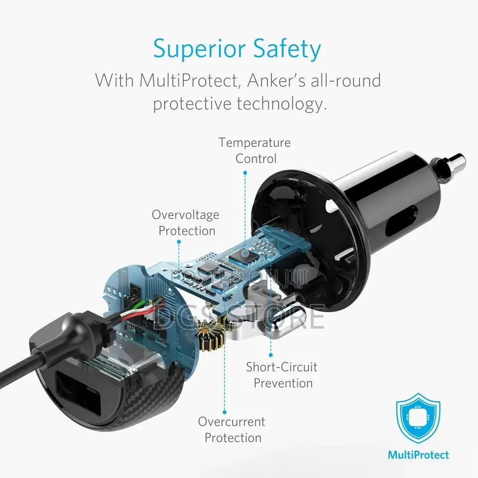 Anker Power Drive 2 Elite With Lightning Connector 24w