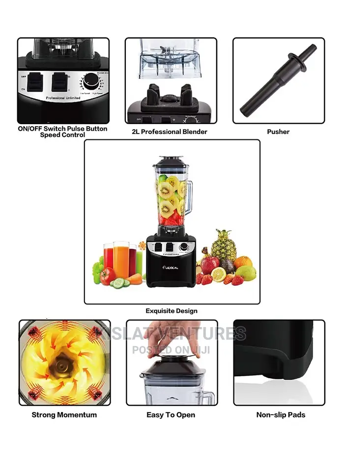 Lexical Blender Smoothie Ice Crush 2L - 1200w