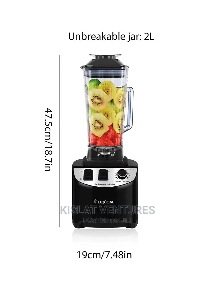 Lexical Blender Smoothie Ice Crush 2L - 1200w