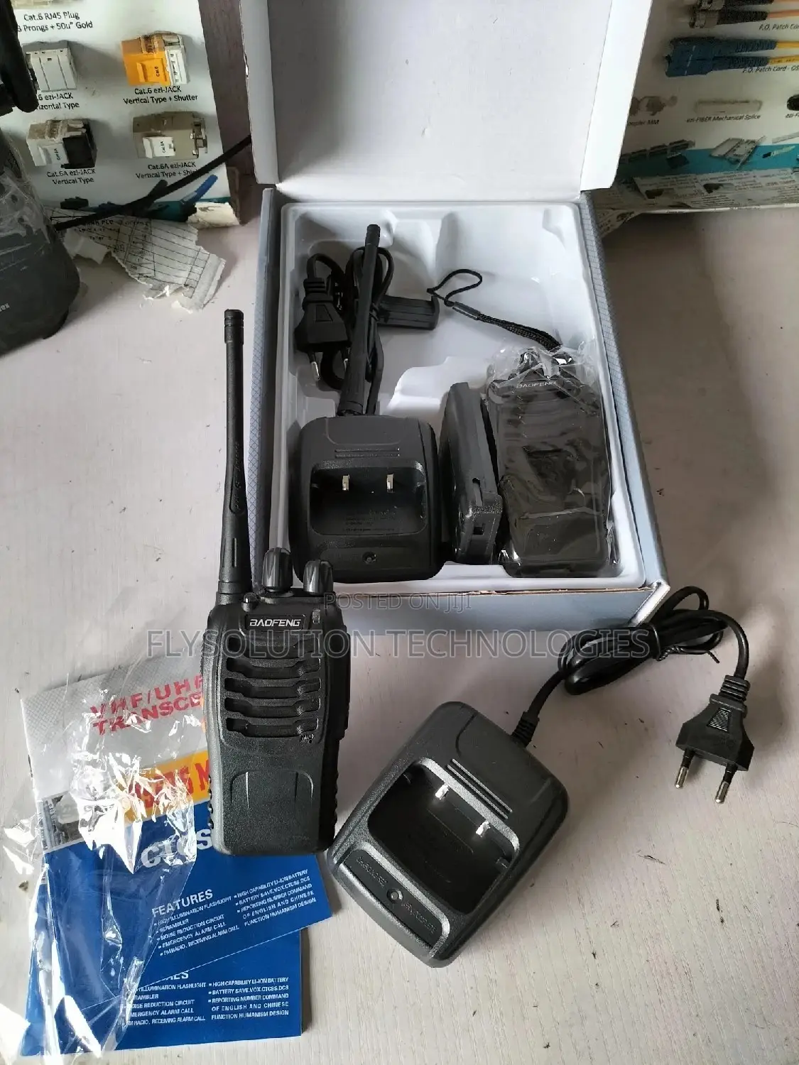 Baofeng Bf-888s Two Way Walkie - Talkie Radio- 3 Pieces