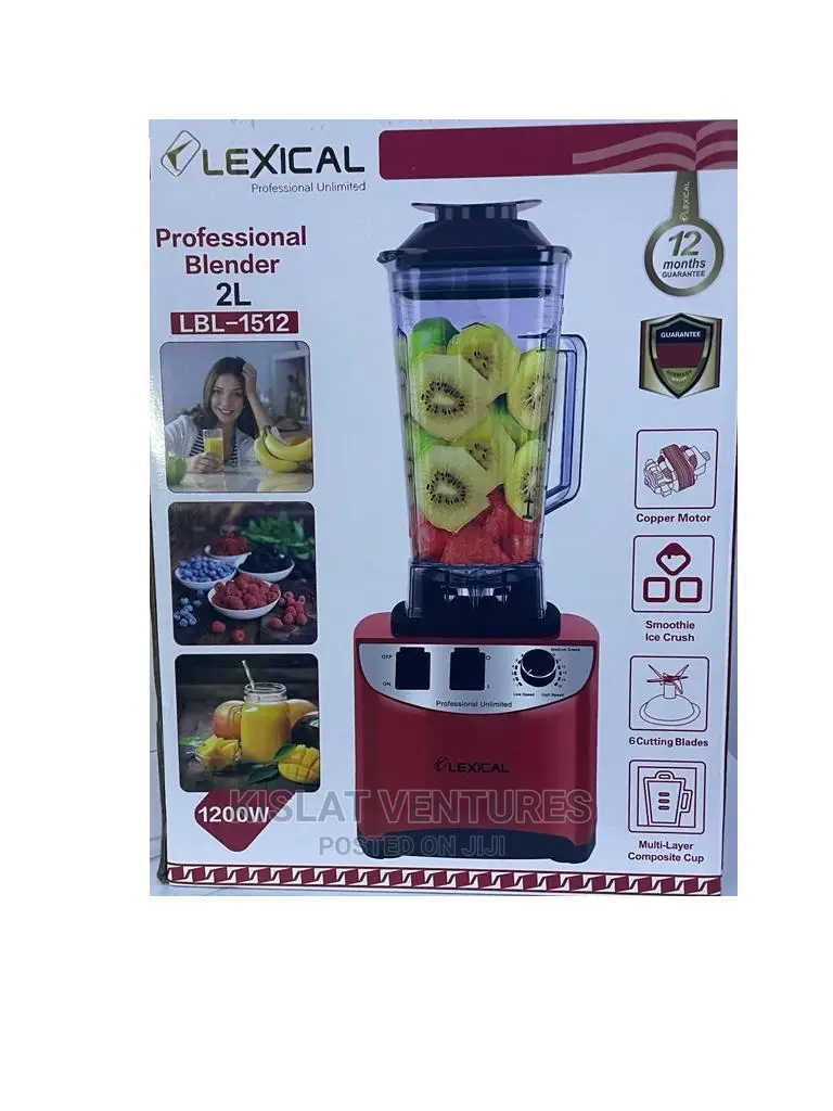 Lexical Blender Smoothie Ice Crush 1200w - Red