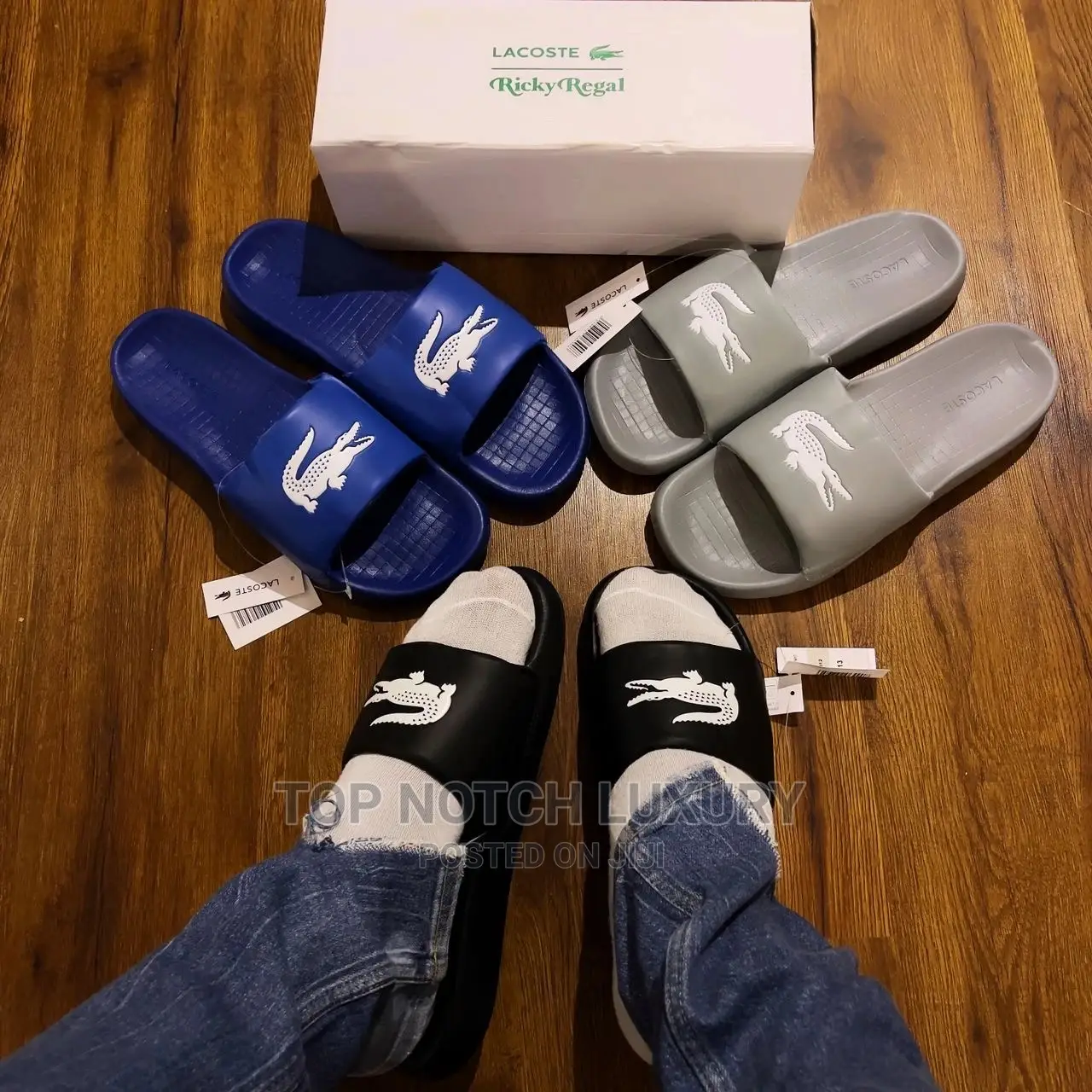 Original Lacoste Slide Men Women Slide